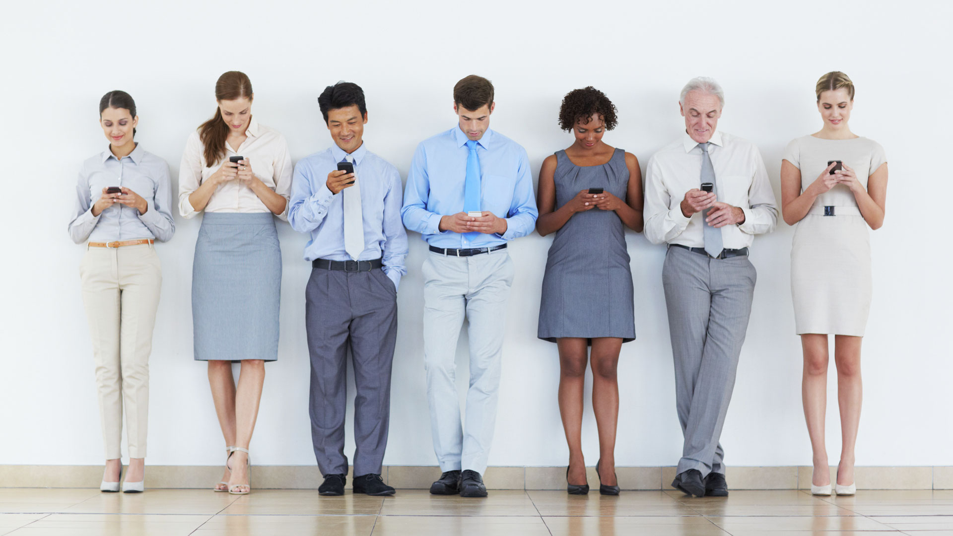 Slide-8 Group of People with Phones